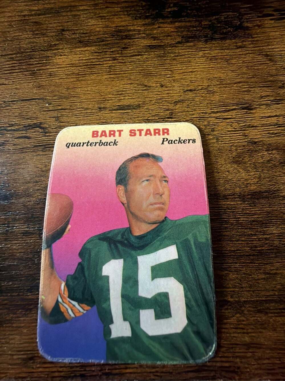1969‎ Topps Bart Starr Green Bay Packers Football Card No. 9